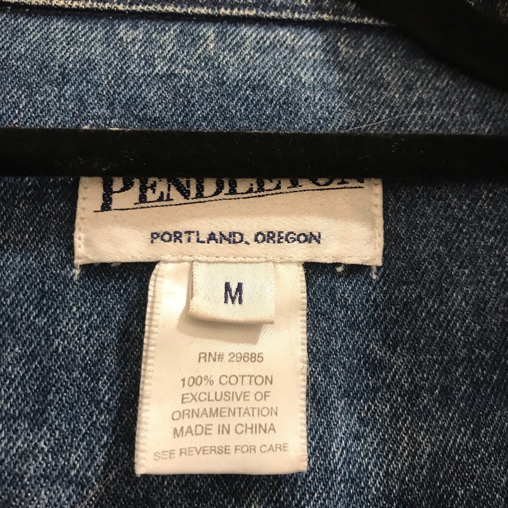 Pendleton Embroidered Jean Jacket - image 2